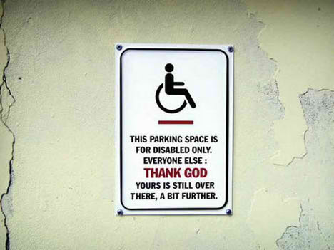 disable advertisement parking bay steve jobs