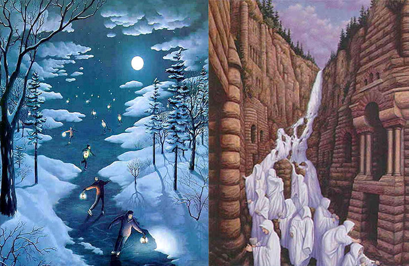 Painting Optical Illusion