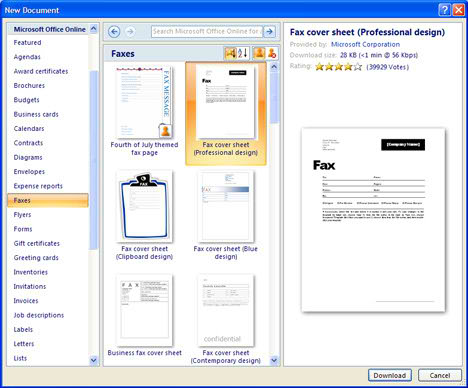 fax cover sheet template microsoft. On certain templates, you#39;ll