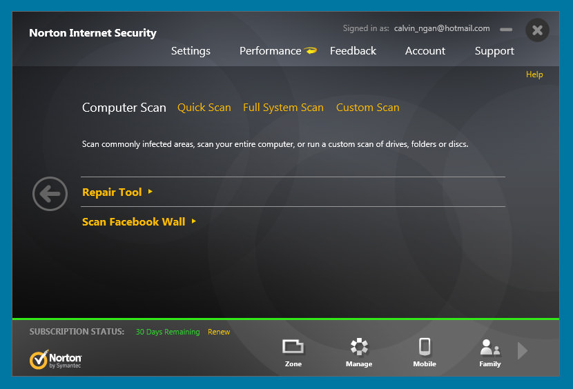 Norton Internet Security Free Trial 60 Days