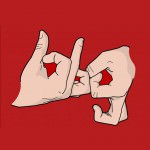 Hand Signs Blog T-Shirt for Bloggers