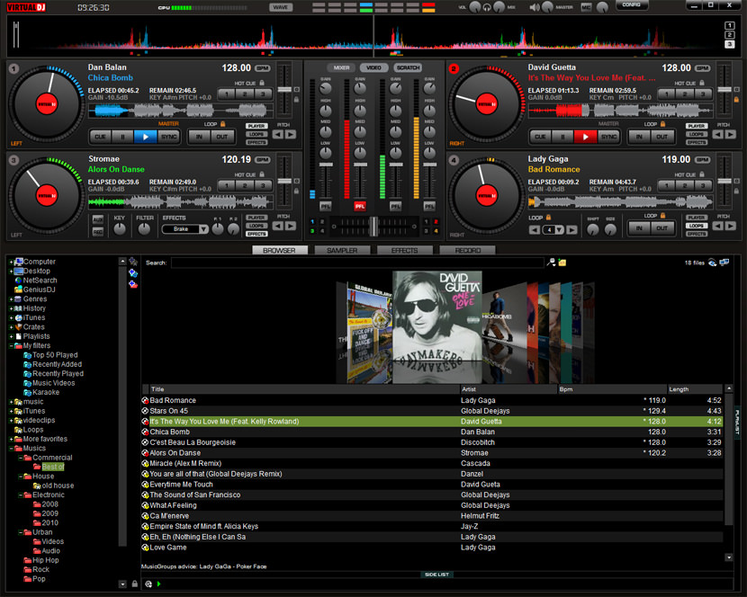 Virtual DJ 6 - The Best BPM DJ Software for MP3 Music Mixing