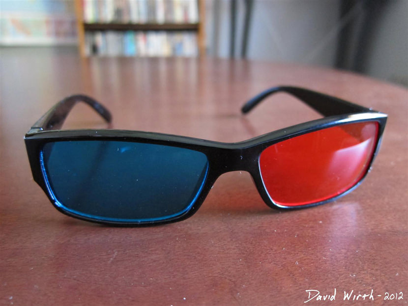 3D Glasses Red Cyan Oakley Ray Ban