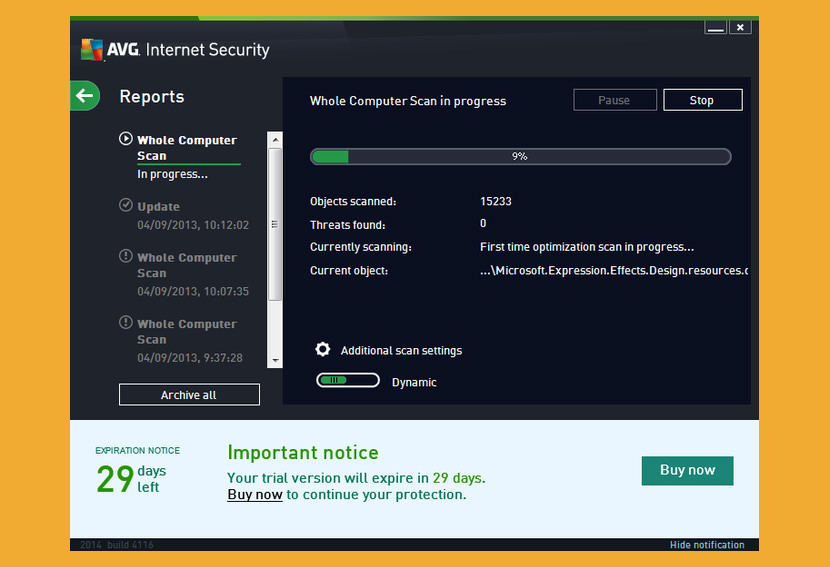 avg internet security free license number