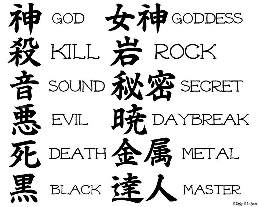 japanese tattoo words