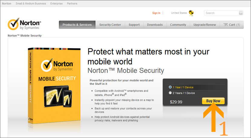 norton mobile security activation key