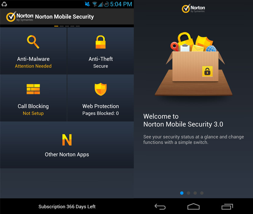 google play store norton mobile security