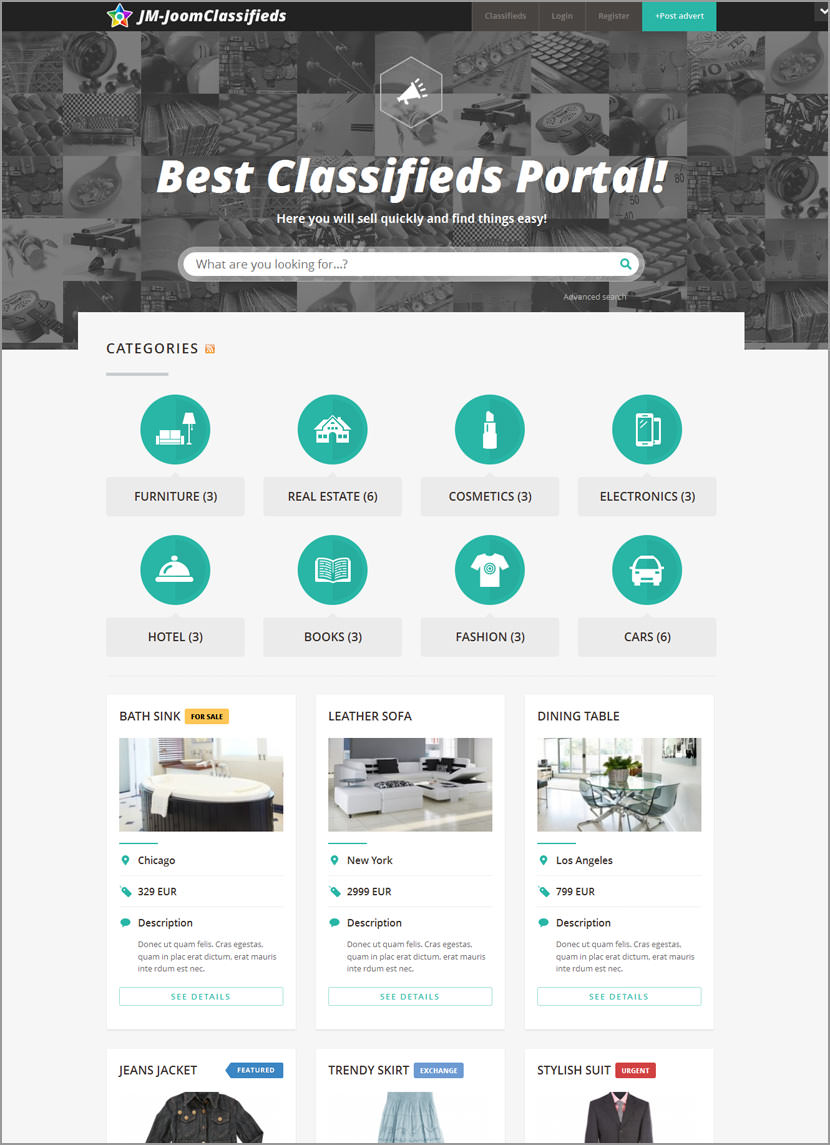 Your own Classified ads portal - classifieds script