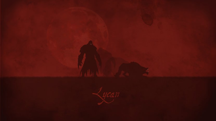 Lycan download dota 2 heroes minimalist silhouette HD wallpaper