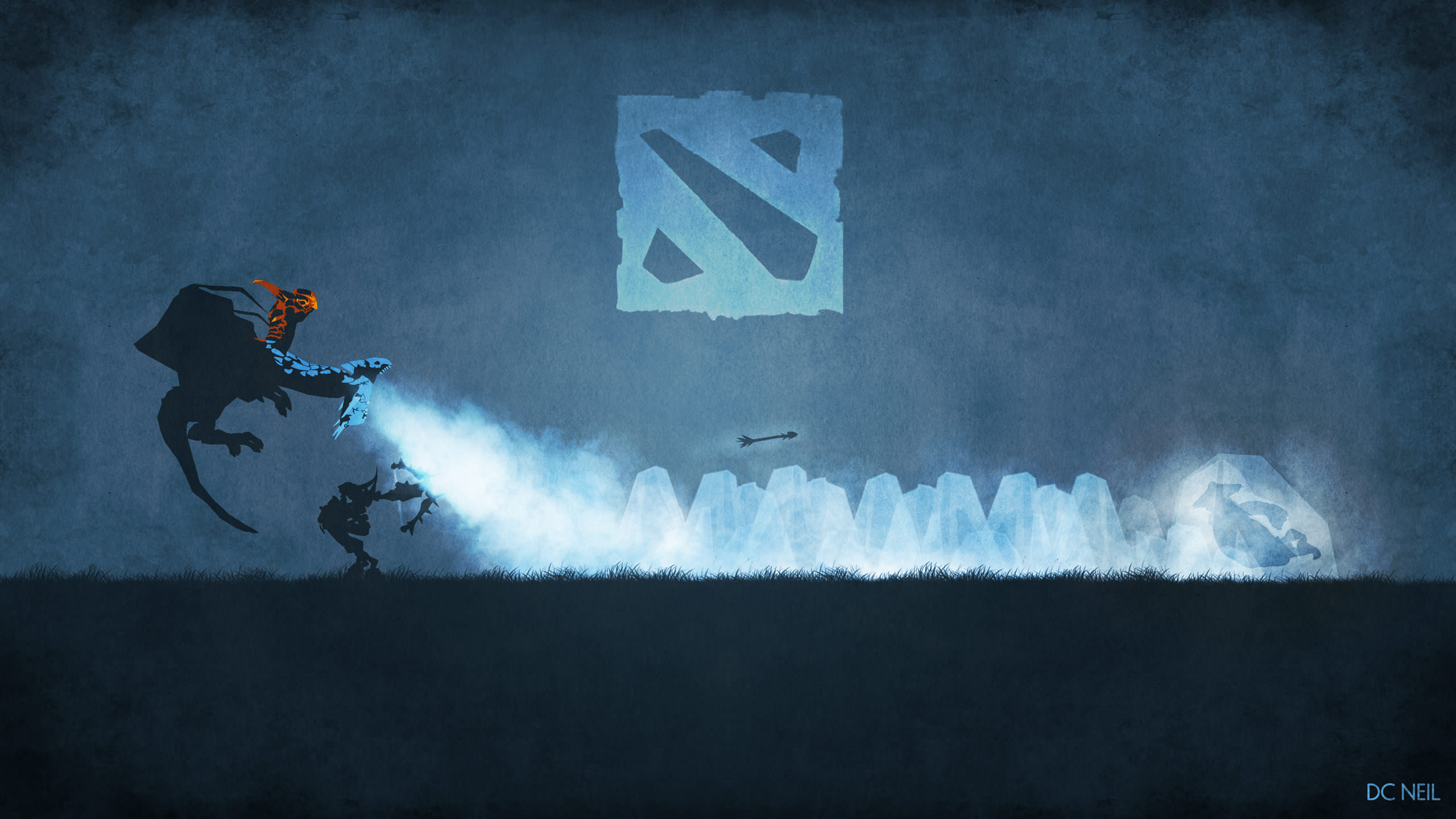 50 Beautiful DOTA 2 Posters & Heroes Silhouette HD Wallpapers