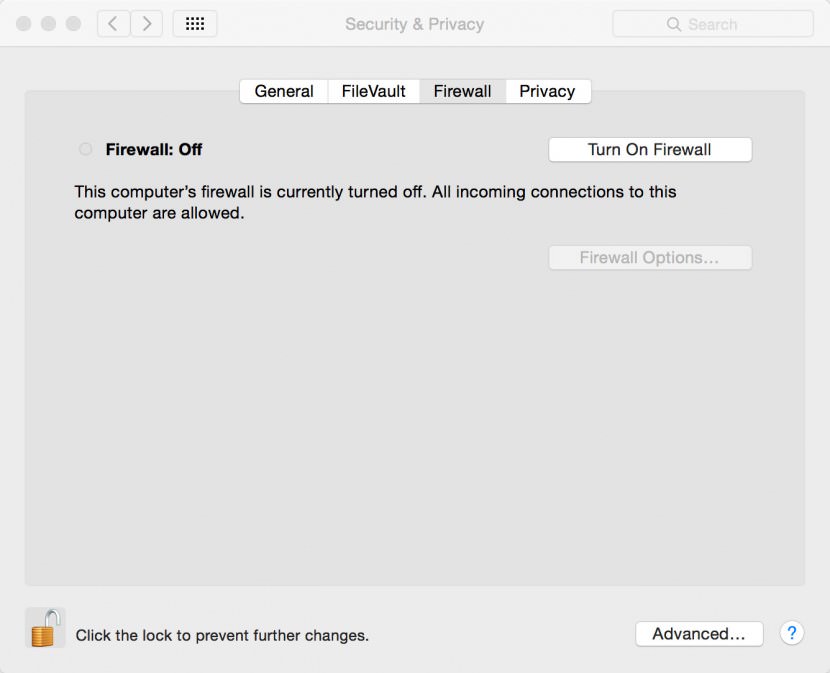 mac system preferences security and privacy firewall