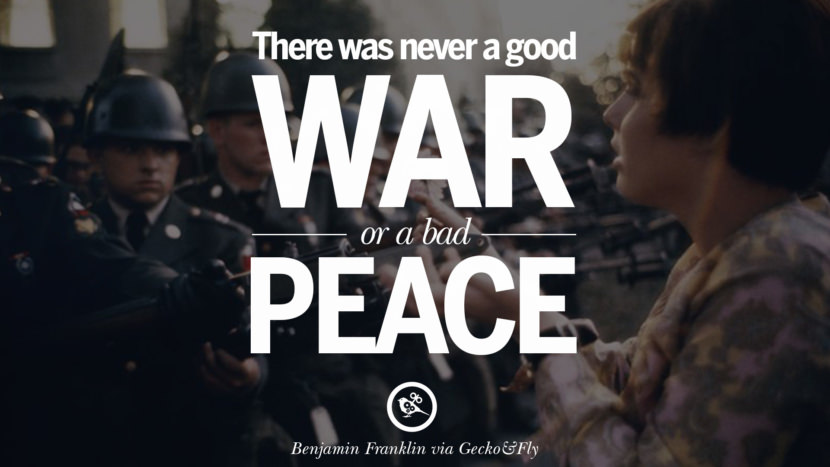 10 Famous Quotes About War on World Peace, Death, Violence