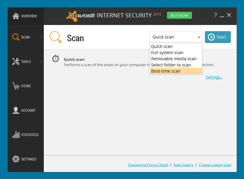 does avast need internet to scan