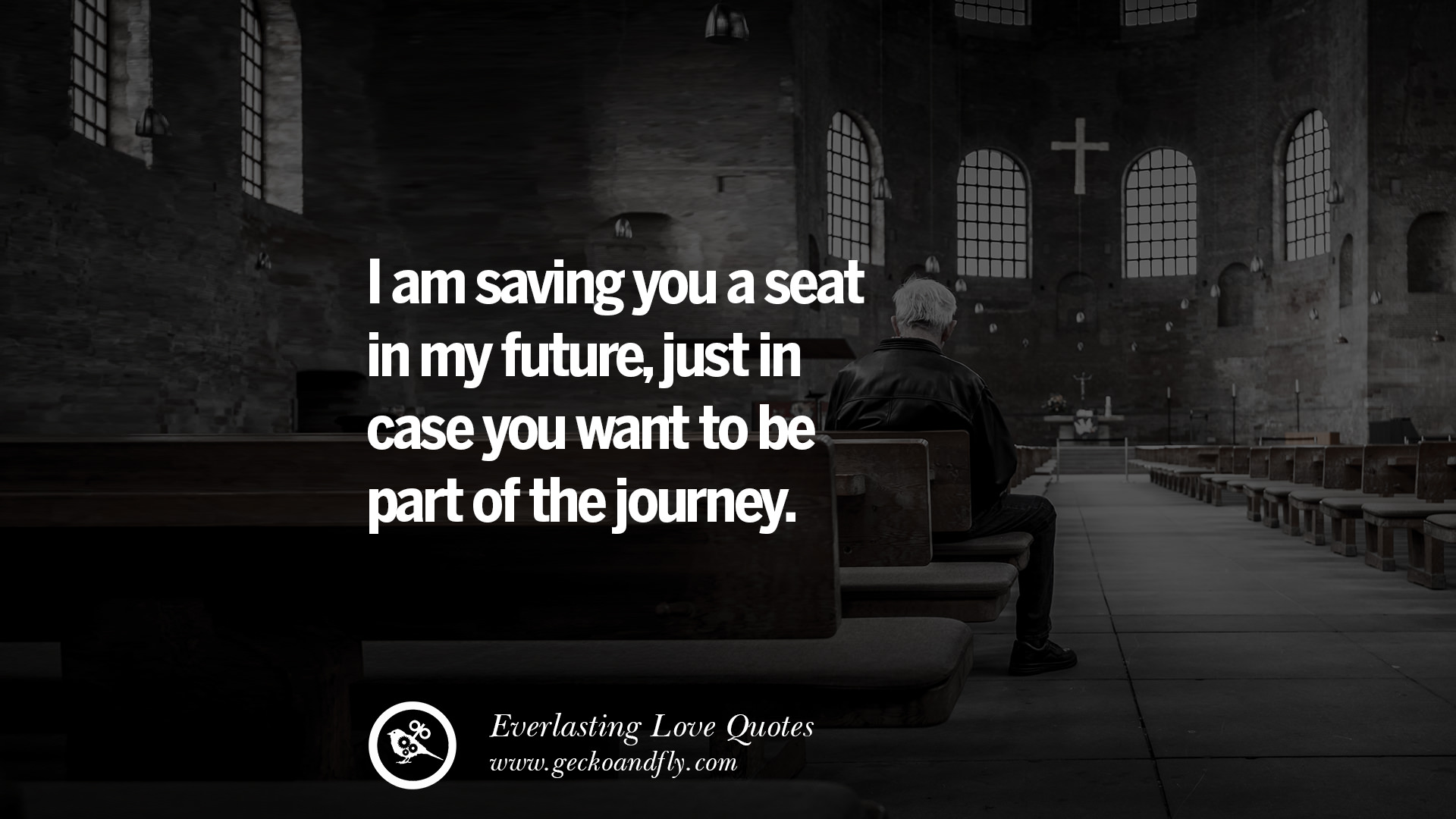 I am saving you a seat in my future just in case you want to