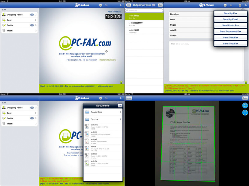 pc fax Best Fax App For iOS iPhone, iPad And Android Smartphone Tablet