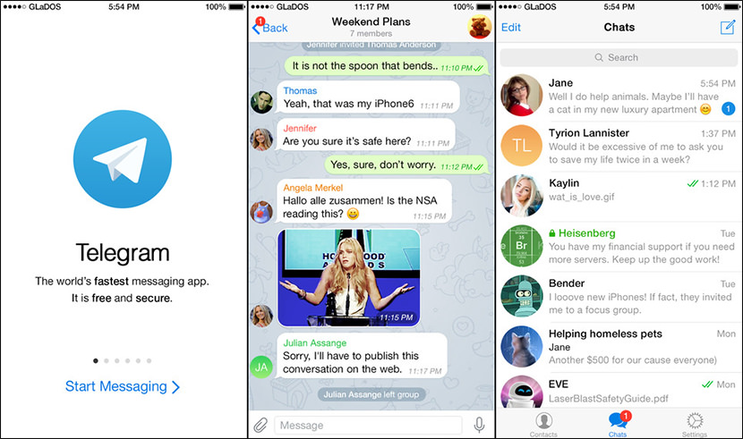 free chat apps for android and iphone