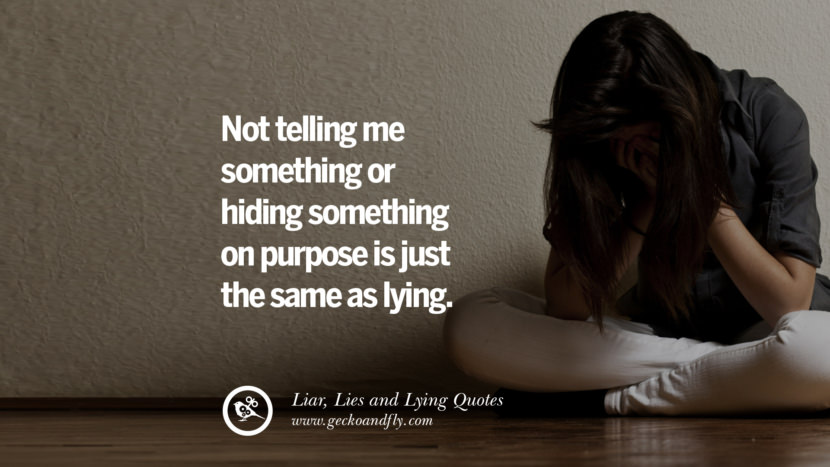 Truth quotes about hiding 40 Honesty