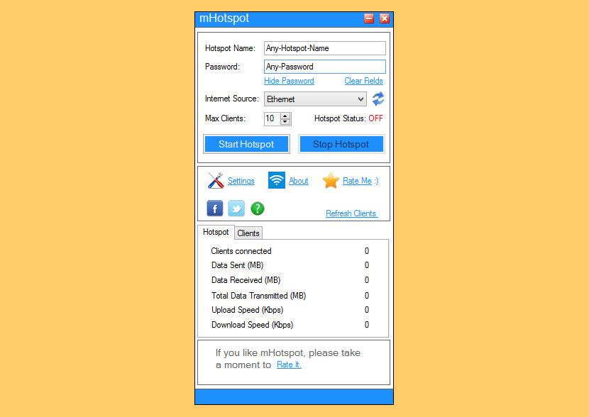 mhotspot Virtual Wifi Router For Hotels And Cafes With Bandwidth Control