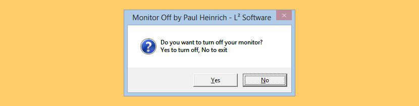 monitor off