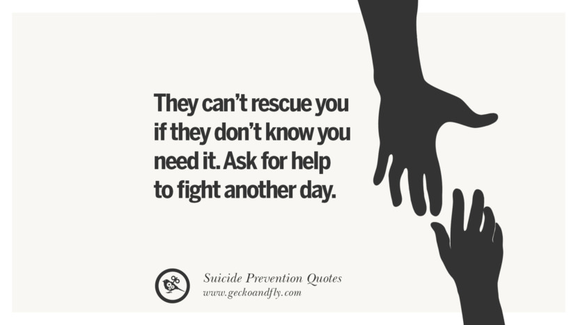 They can't rescue you if they don't know you need it. Ask for help to fight another day.