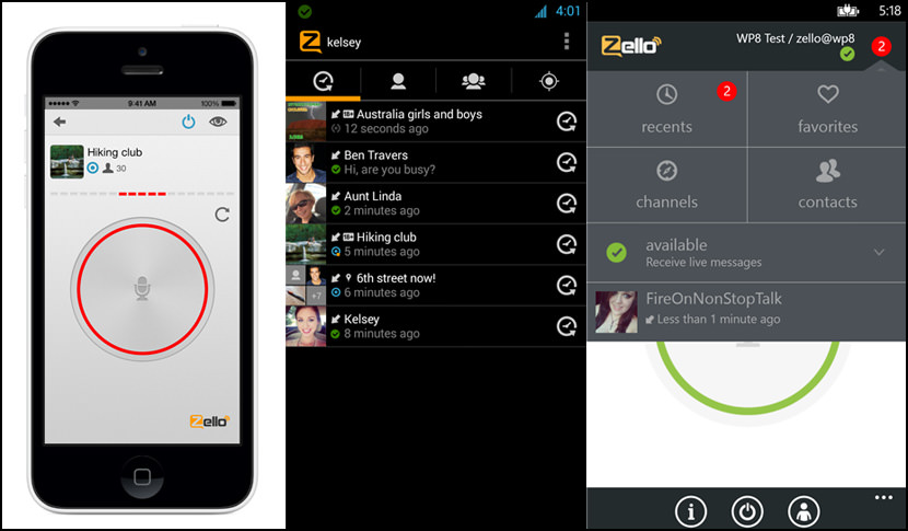 how to use zello on android