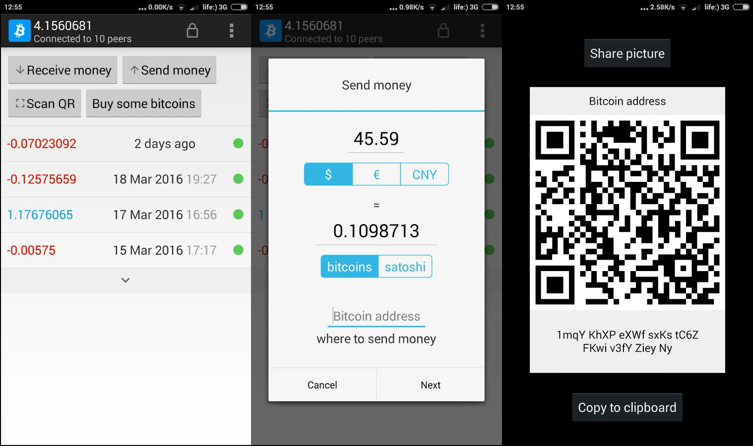 bitcoin wallet android bitcoin cash