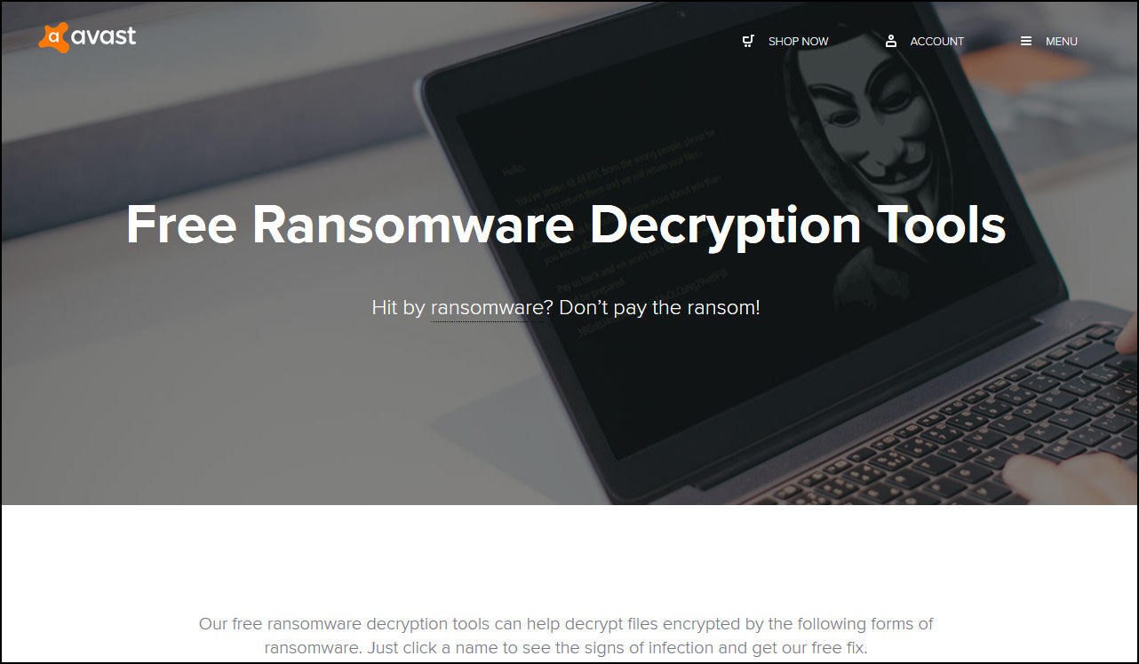 for iphone instal Avast Ransomware Decryption Tools 1.0.0.688