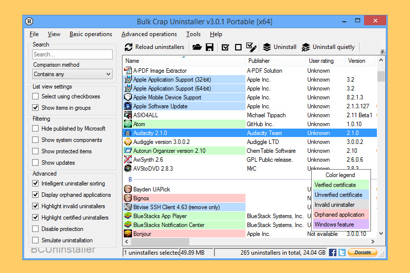 Uninstall Tool 3.7.3.5716 free