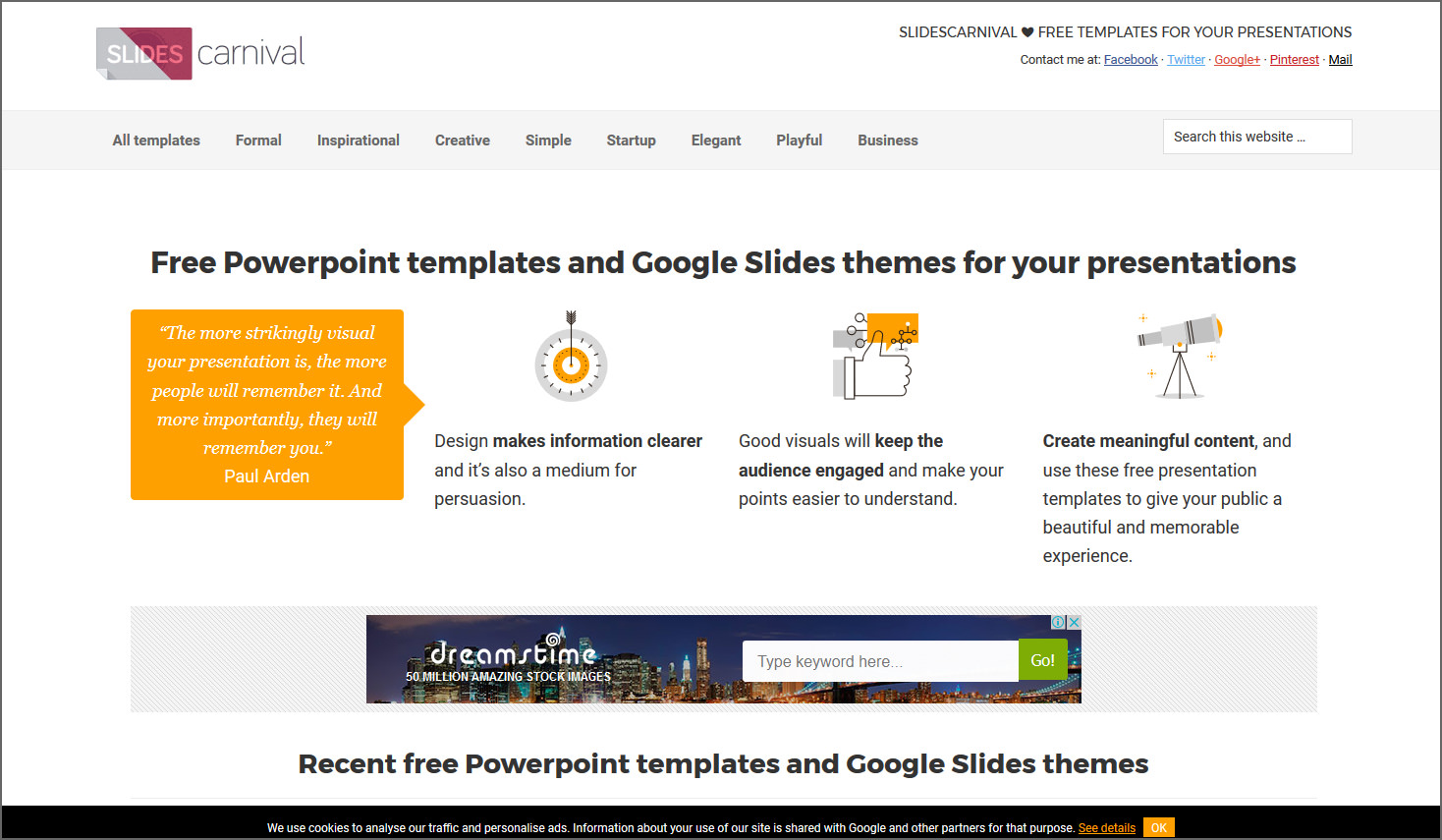 4 sites with free beautiful powerpoint templates  keynotes