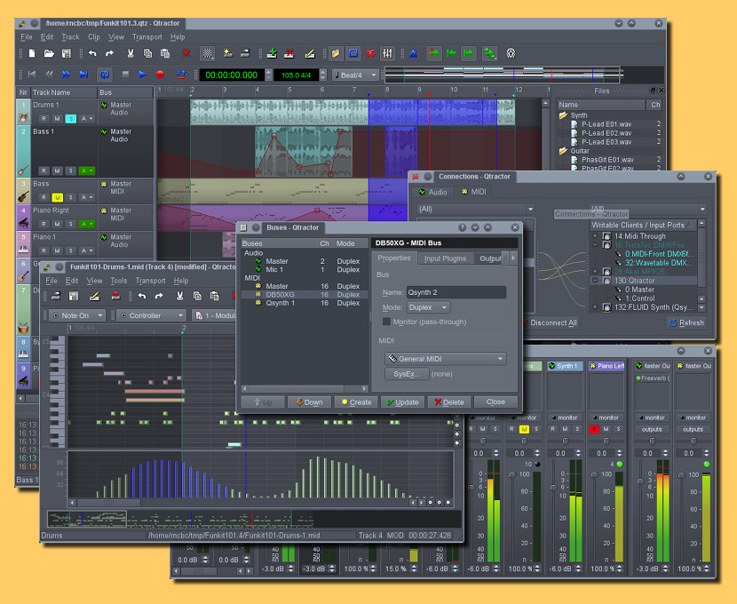 Multi-Track Audio Editor & Recorder Software For Windows & Mac – Lifetime License On USB
