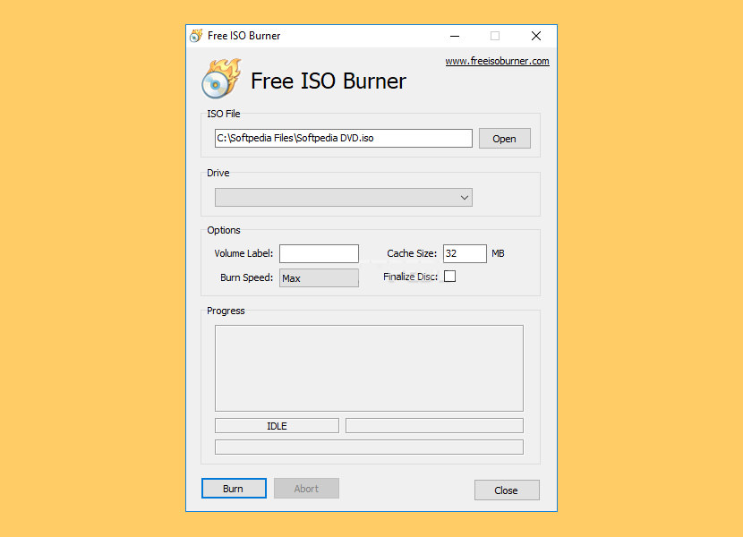 iso image burner setup.exe