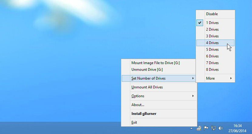 Iso mount. GBURNER. Free software to Mount ISO image files as Virtual Drives.