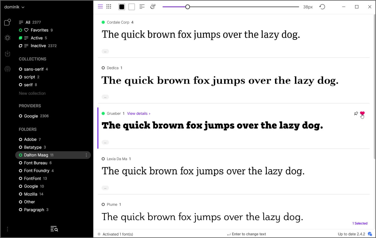 5 Free Font Manager For macOS, Windows and Linux