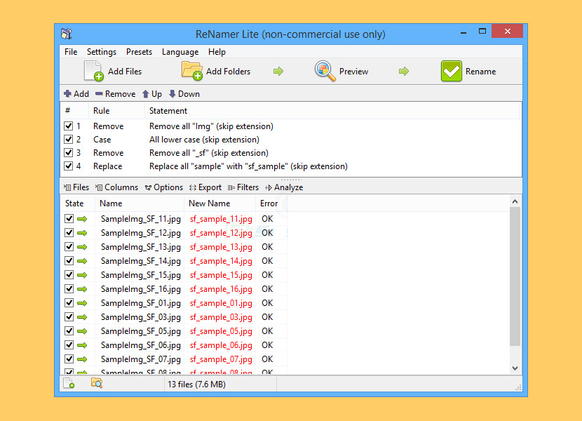 windows rename multiple files