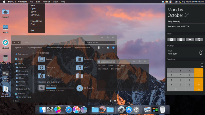 macOS BlackGlass