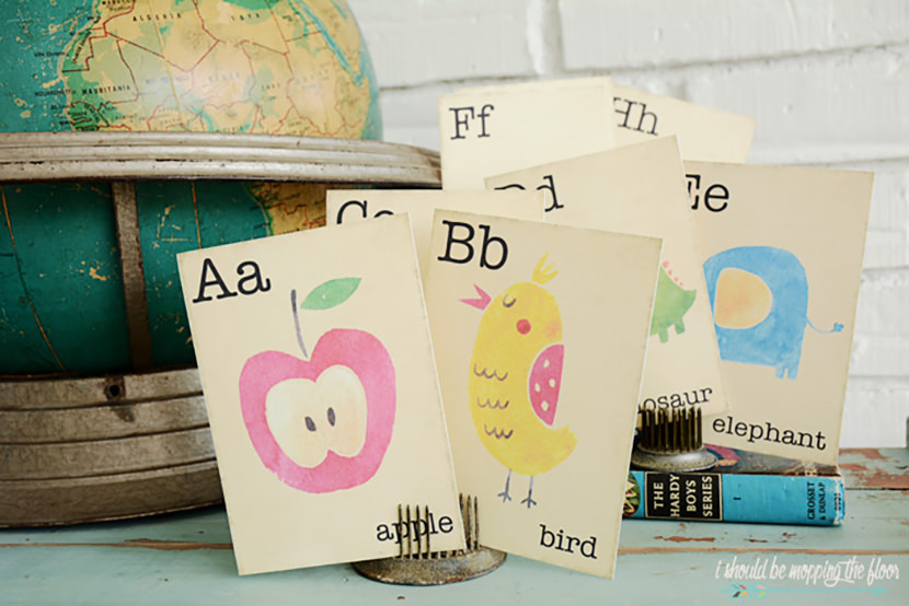 Vintage Flash Cards