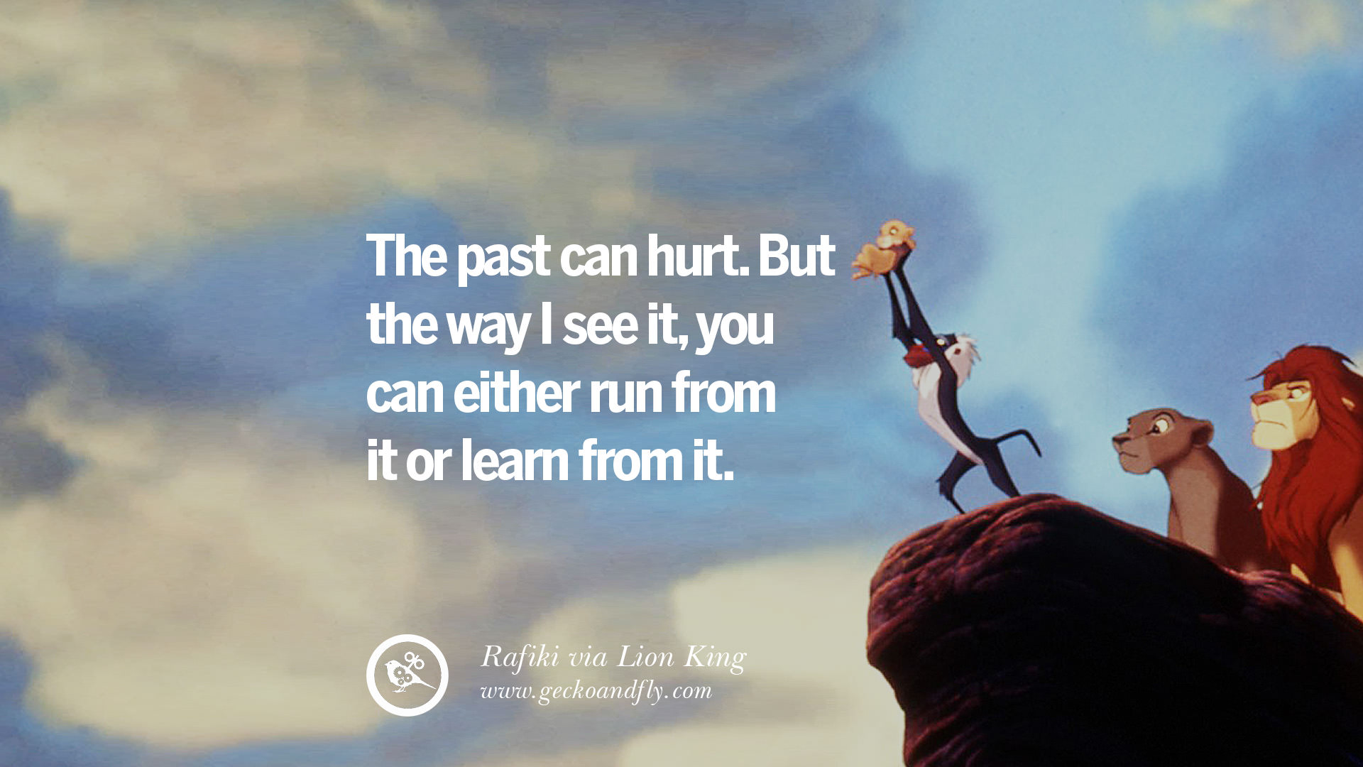 lion king quote the past can hurt