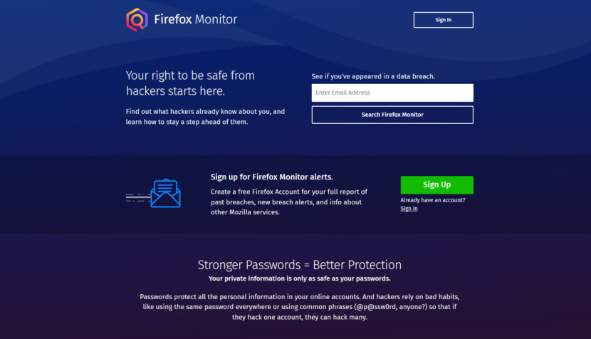 Firefox Monitor by Mozilla