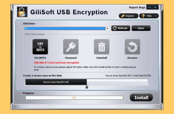 GiliSoft USB Lock 10.5 download the new for mac