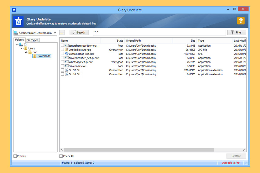 Glary Undelete