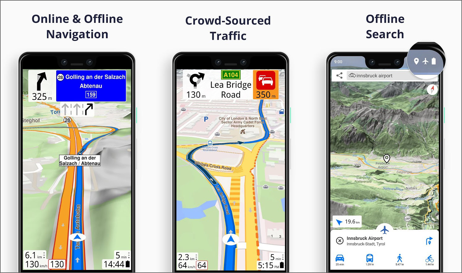 9 Free Offline Maps For Android And Ios No Internet Data Connections