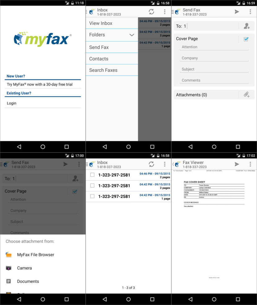 MyFax App—Receive & Send a Fax