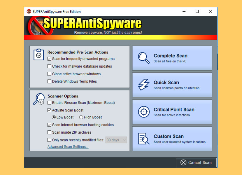 SuperAntiSpyware Free