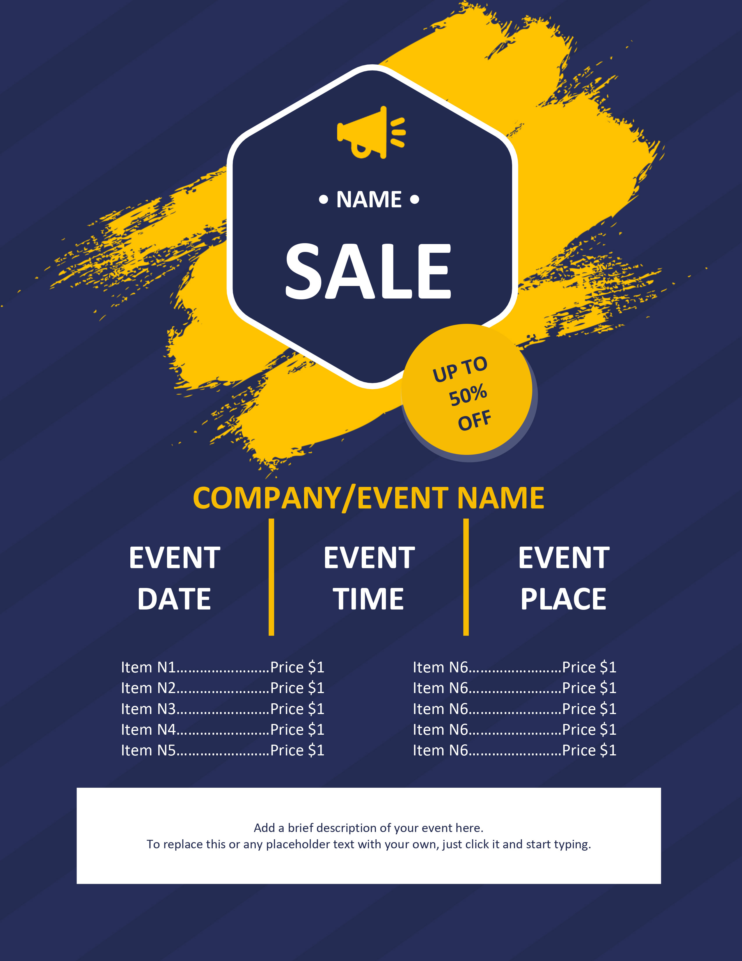 download microsoft word party flyer templates free