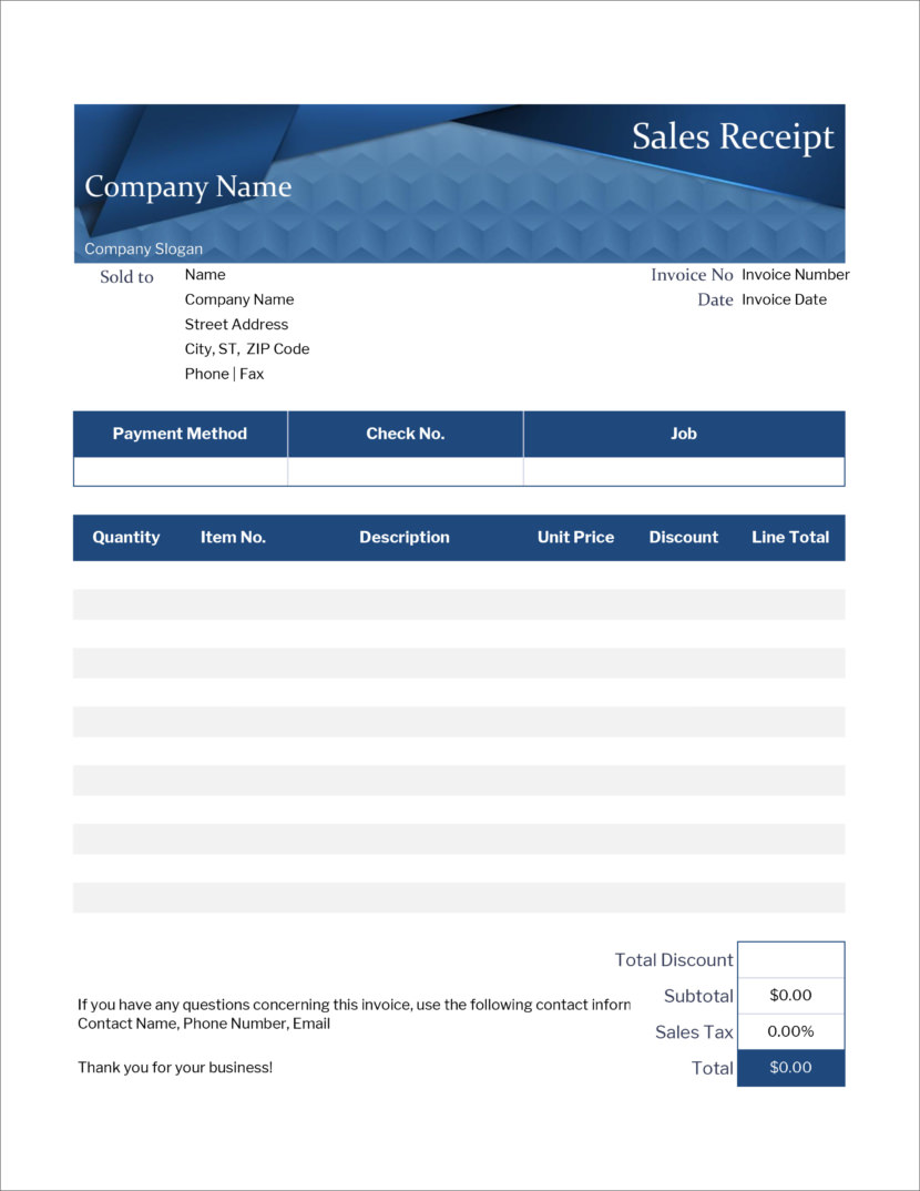 16 free receipt templates download for microsoft word excel and