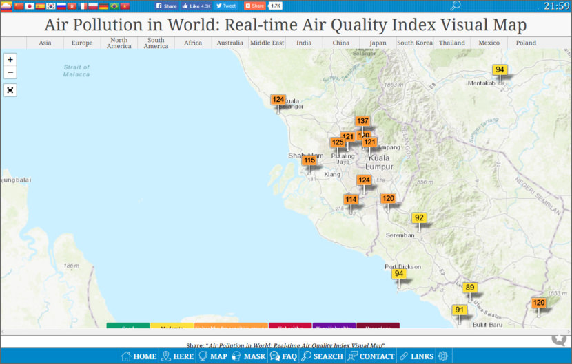 The World Air Quality Project