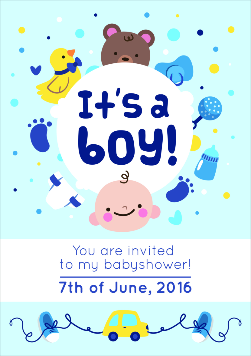 Baby Shower Invitation Template