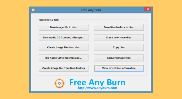 anyburn software burn cd