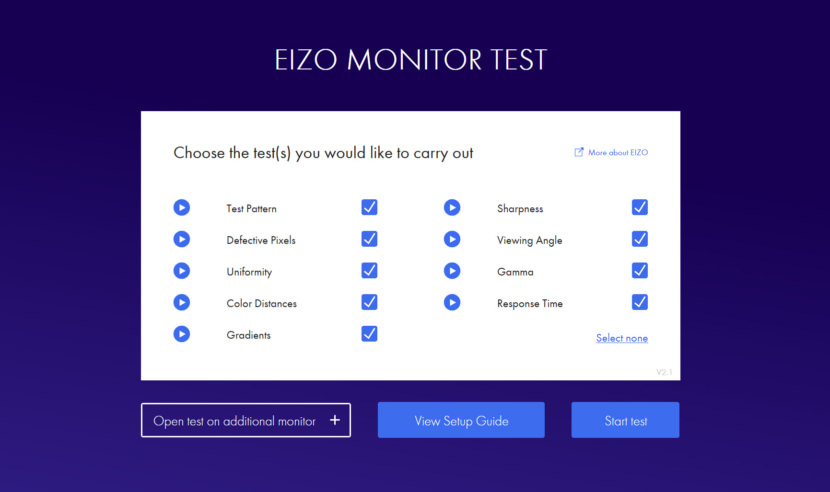 EIZO Monitor Test