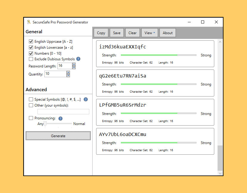 SecureSafe Password Generator Free